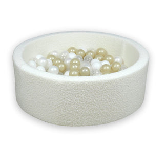 Piscine à balles Petit Bouclé Blanc 90x30cm - Mimii