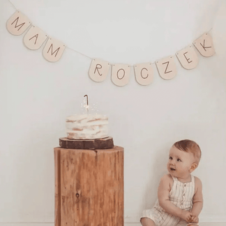 Vlaggetjes met letters