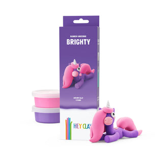 HeyClay - Rainbow Unicorn Brighty 3 stuks