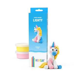 HeyClay - Rainbow Unicorn Lighty 3 stuks