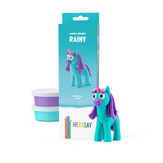 HeyClay - Rainbow Unicorn Rainy 3 stuks