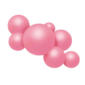 Guirlande de 7 ballons réutilisables roses - Balloony