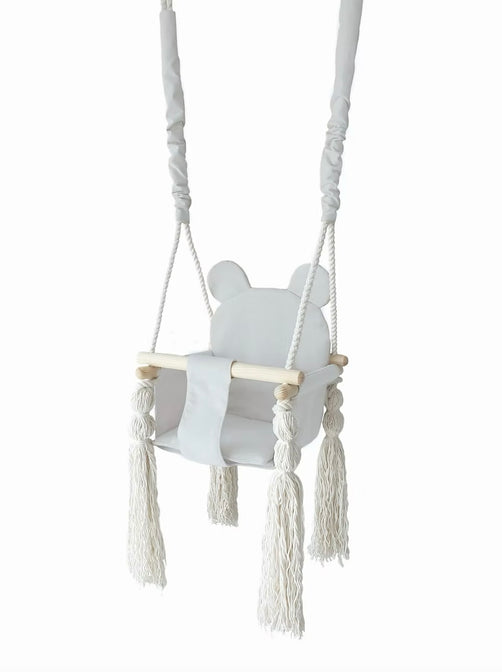 Babyschommel Teddybeer Grey - MOJE