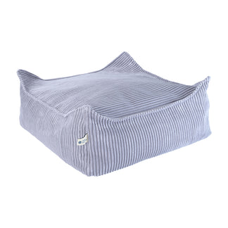 Pouf carré bleu myrtille - WigiWama