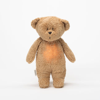 Slaapknuffel Humming Bear Cappuccino Natur - Moonie