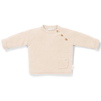 Pull tricoté sable