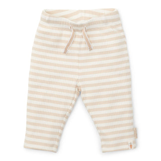 Culotte rayée sable/blanc
