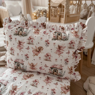 Housse de couette à volants (plusieurs couleurs/motifs)