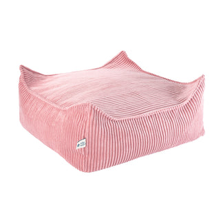 Pouf carré en mousse rose - WigiWama