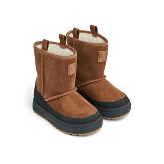 Mattie Suede boots Pecan/Black