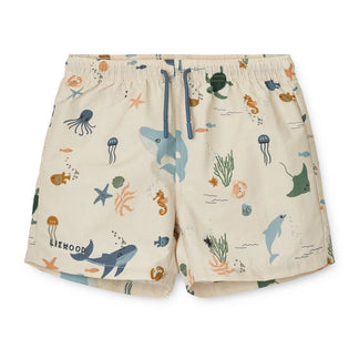 Short de bain imprimé Aiden Créature marine / Sandy