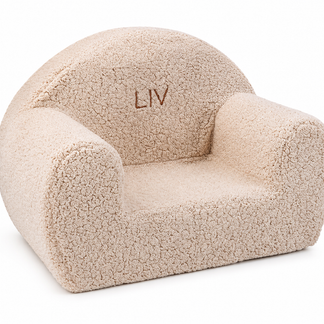 Teddy chair Beige - with embroidered name