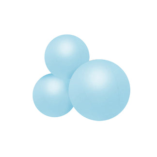 Herbruikbare Ballonslinger van 3 Pastel Blauw - Balloony