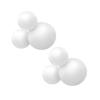 Herbruikbare Ballonslinger van 3 Wit set van 2 - Balloony