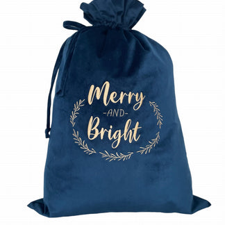 Gold gift bag with name