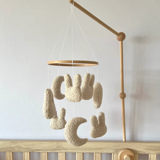 Mobile Boucle Lapin & Lune