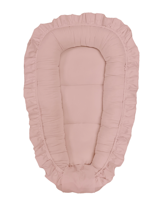 Babynest met ruffle roze - Lulumi