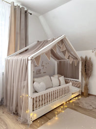 Bedhemel Doek Tule voor een bedhuisje