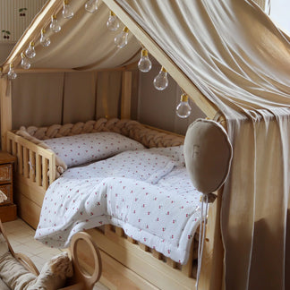 Canopy cloth muslin for a bed house