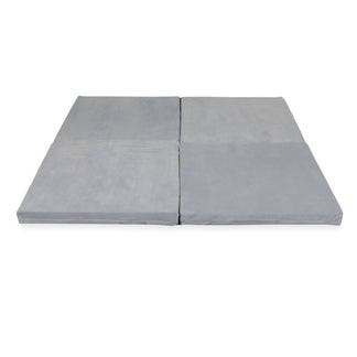 TAPIS DE JEU EN VELOURS DOUX GRIS CLAIR - Mimii