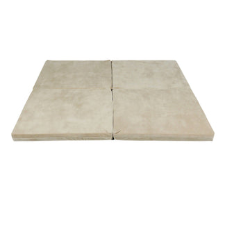 TAPIS DE JEU VELOURS DOUX BEIGE - Mimii