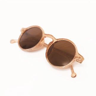 Kinderzonnebril Glee Glitter Peach - Mrs. Ertha
