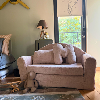 Teddy chair Beige - with embroidered name