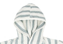 Badjas 3-4 jaar Stripe Terry - Sea Green