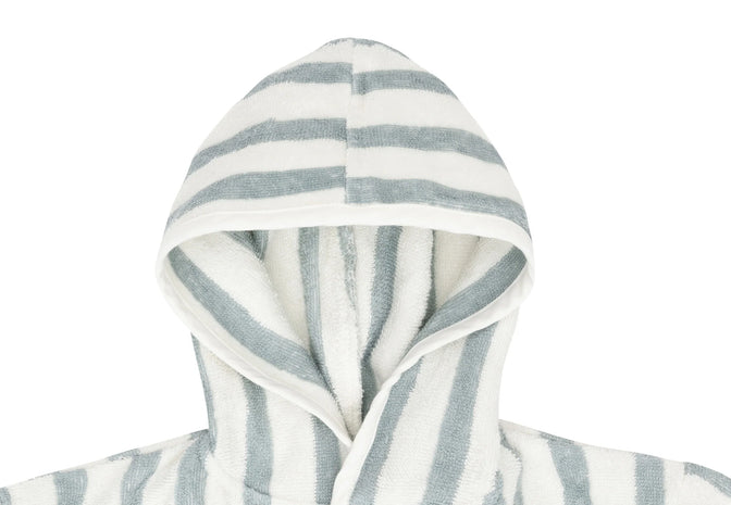 Badjas 3-4 jaar Stripe Terry - Sea Green