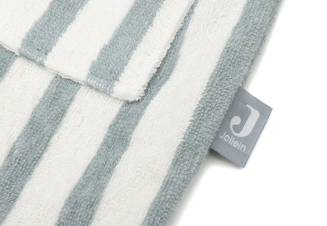 Badjas 3-4 jaar Stripe Terry - Sea Green
