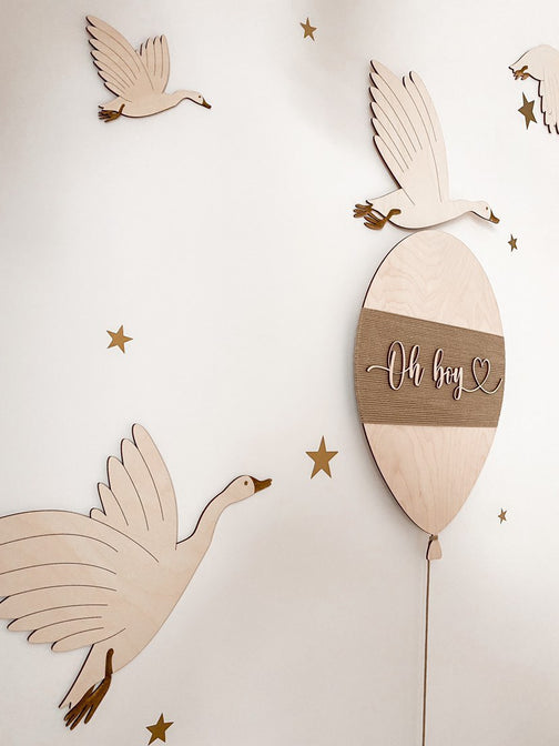 Applique ballon avec nom