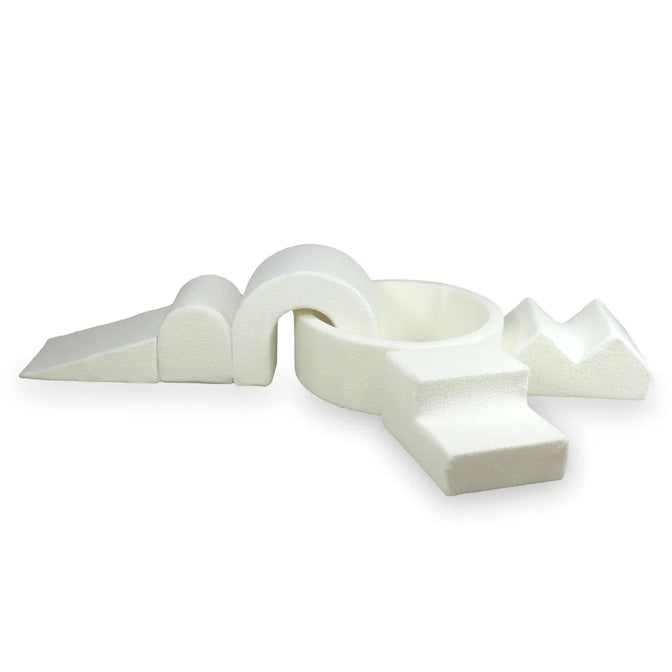 Set Elementen Bouclé Wit 5 elementen - Mimii