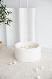 Piscine à balles Teddy Blanc 90x40cm