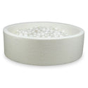 Piscine à balles XXXL Bouclé Blanc 130x40cm - Mimii