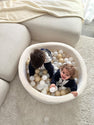 Piscine à balles Teddy Blanc 90x40cm