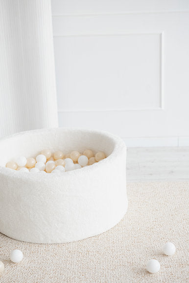 Piscine à balles Teddy Blanc 90x40cm