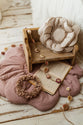 Bloem Kussen Decoratief – Naturel