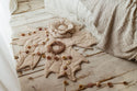 Bloem Kussen Decoratief – Naturel
