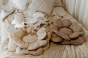 Bloem Kussen Decoratief – Beige
