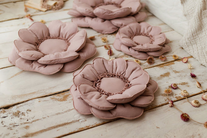 Bloem Kussen Decoratief – Roze