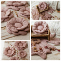 Bloem Kussen Decoratief – Roze