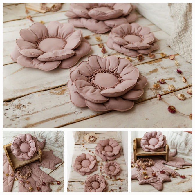 Bloem Kussen Decoratief – Roze