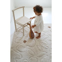GENTLE FLORA tapijt Naturel – wasbaar