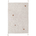 GENTLE FLORA tapijt Naturel – wasbaar
