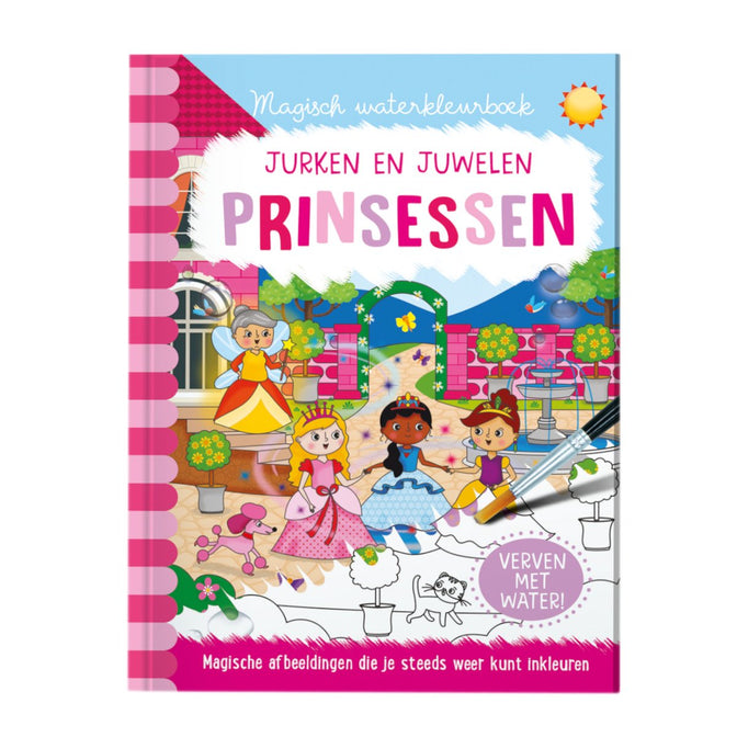 Magisch Waterkleurboek "Prinsessen"