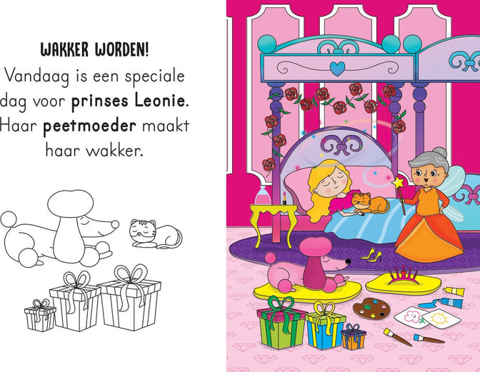 Magisch Waterkleurboek "Prinsessen"