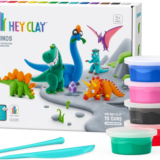 HeyClay - Dinos 15 stuks