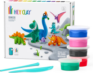 HeyClay - Dinos 15 stuks