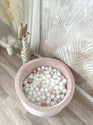 Ballenbak Soft Velvet Light Pink 90x40cm