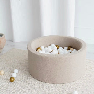 Piscine à balles Teddy Gris 90x40cm